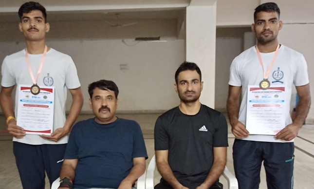  उदयपुर पुलिस के जवानों ने राज्य स्तरीय योग स्पोर्ट्स में जीता कांस्य
