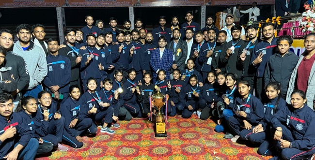  ग्रैपलिंग चैम्पियनशिप में राजस्थान दूसरे स्थान पर, उदयपुर के मांगीलाल सावली ने जीता गोल्ड