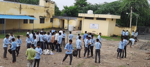  स्वच्छ भारत मिशन के तहत नीमच माता क्षेत्र में श्रमदान
