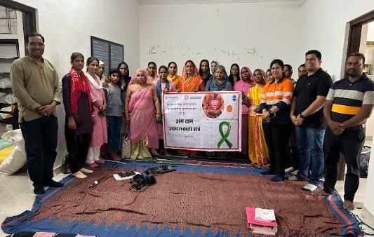  जिंक द्वारा कायड में सीएसआर के तहत् अगंदान जागरूकता सत्र आयोजित