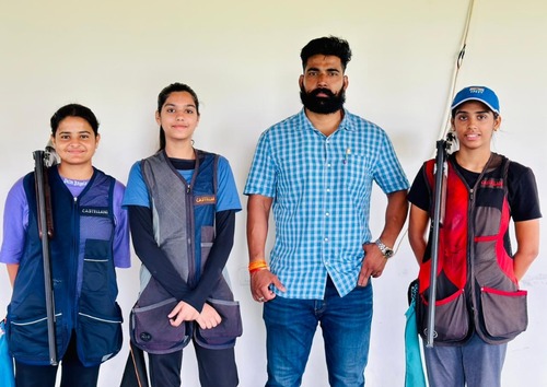  उदयपुर की मानवी सोनी और माहिका कितावत ने स्टेट शूटिंग चैम्पियनशिप  में जीते स्वर्ण और कांस्य पदक