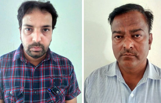  9 हजार रुपए रिश्वत लेते पटवारी और ग्राम रोजगार सहायक गिरफ्तार