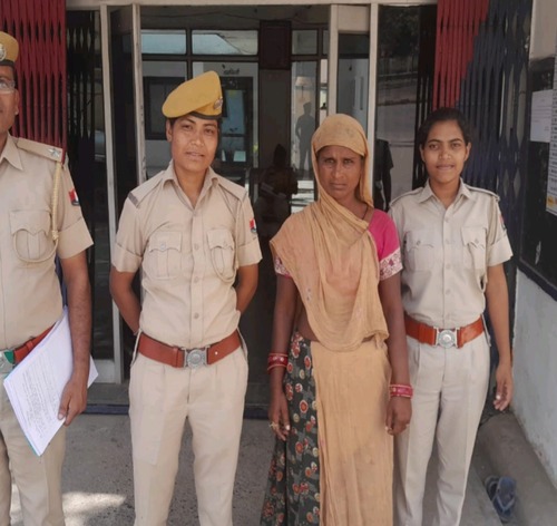  खेरवाड़ा कस्बे में दिन-दहाड़े 2 लाख रुपए चोरी का खुलासा, महिला गिरफ्तार