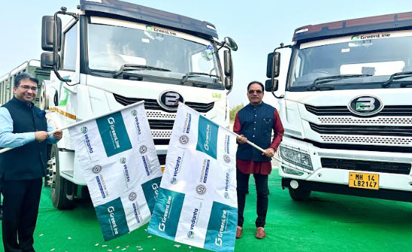  हिंदुस्तान जिंक ने लॉजिस्टिक्स के लिए एलएनजी-चालित ट्रकों की तैनाती के संबंध में ग्रीनलाइन के साथ की भागीदारी