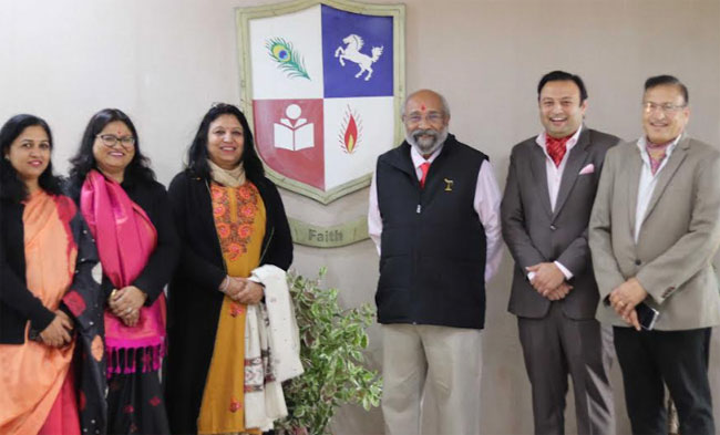  प्रसिद्ध शिक्षाविद् डॉ. सुमेर सिंह का सेंट्रल पब्लिक स्कूल में दौरा