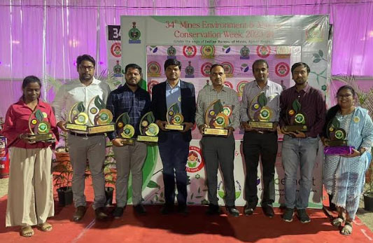  हिंदुस्तान जिंक की 8 माइंस को 34वें खान पर्यावरण एवं खनिज संरक्षण सप्ताह में 24 पुरस्कार
