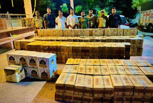  30 लाख रुपए कीमत की अवैध शराब जब्त, 1 गिरफ्तार