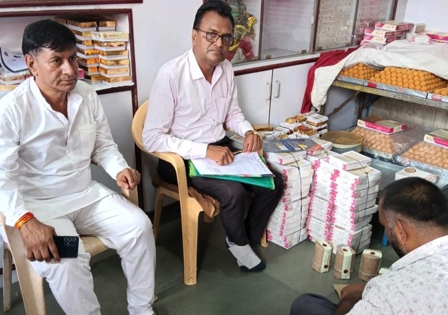  शुद्ध आहार मिलावट पर वार अभियान: गणेश चतुर्थी पर लिए गए मिठाई के नमूने