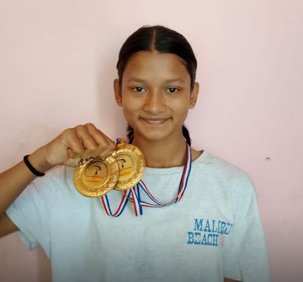 लविना गहलोत का राष्ट्रीय विद्यालयी प्रतियोगिता में चयन