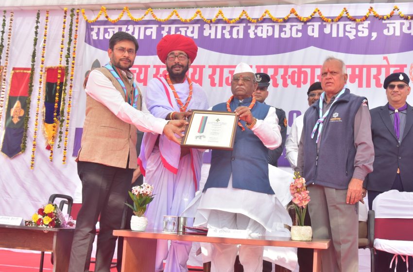 उदयपुर जिला कलक्टर नमित मेहता को सिल्वर एलिफेंट अवार्ड से सम्मानित किया गया
