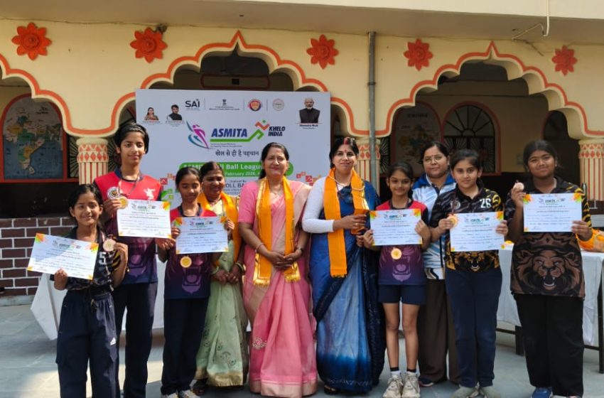 पहली अस्मिता राज्य रोल बॉल लीग में उदयपुर टीम को कांस्य, प्रतिभाओ को मिला मंच